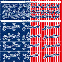 Load image into Gallery viewer, Custom Fire Red US Navy Blue-White 3D Pattern Design Star Performance T-Shirt