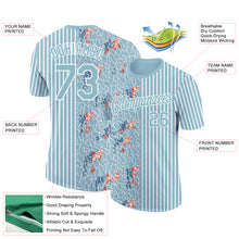 Load image into Gallery viewer, Custom Shadow Blue White 3D Pattern Design Animal Fish Performance T-Shirt