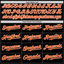 Загрузить изображение в средство просмотра галереи, Custom Navy Orange-White 3D Pattern Design Rave Phoenix Authentic Baseball Jersey