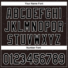 Laden Sie das Bild in den Galerie-Viewer, Custom Black White 3D Pattern Design Starry Sky Authentic Baseball Jersey