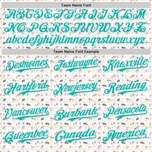 Laden Sie das Bild in den Galerie-Viewer, Custom White Aqua 3D Pattern Design Rodeo Cowboy Authentic Baseball Jersey