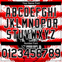 Laden Sie das Bild in den Galerie-Viewer, Custom Red Black-White 3D Pattern Design Knight Hero Art Authentic Baseball Jersey