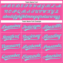 Загрузить изображение в средство просмотра галереи, Custom Pink Ice Blue Medium Purple-Light Yellow 3D Pattern Design Football Skull Helmet Authentic Baseball Jersey