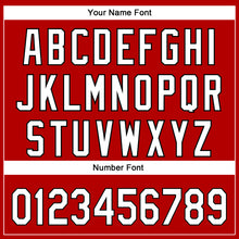 Загрузить изображение в средство просмотра галереи, Custom Red White-Black 3D Pattern Design Football Skull Helmet Authentic Baseball Jersey