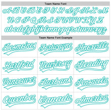Laden Sie das Bild in den Galerie-Viewer, Custom White Neon Pink-Aqua 3D Pattern Design Champion Medal Authentic Baseball Jersey