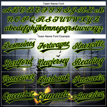 Laden Sie das Bild in den Galerie-Viewer, Custom Gray Black-Neon Green 3D Pattern Halloween Authentic Baseball Jersey