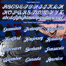 Загрузить изображение в средство просмотра галереи, Custom Black White-Royal 3D Pattern Design Fish Performance T-Shirt