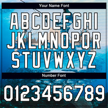 Загрузить изображение в средство просмотра галереи, Custom Light Blue White-Black 3D Pattern Design Fishing Performance T-Shirt