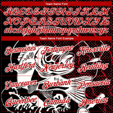 Загрузить изображение в средство просмотра галереи, Custom Black Red-White 3D Pattern Design Fishing Performance T-Shirt