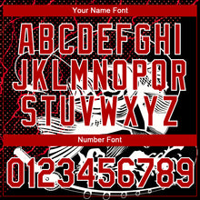 Загрузить изображение в средство просмотра галереи, Custom Black Red-White 3D Pattern Design Fishing Performance T-Shirt