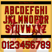 Charger l'image dans la galerie, Custom Yellow Red-Black 3D Pattern Design Smile Emoji Performance T-Shirt