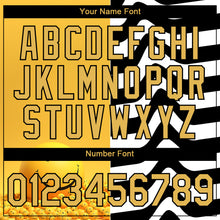 Load image into Gallery viewer, Custom Yellow Black-White 3D Pattern Design Smile Emoji Performance T-Shirt