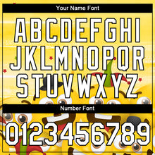 Load image into Gallery viewer, Custom Yellow White-Black 3D Pattern Design Smile Emoji Performance T-Shirt