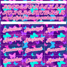 Загрузить изображение в средство просмотра галереи, Custom Purple Pink-White 3D Pattern Design Butterfly Performance T-Shirt