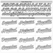 Загрузить изображение в средство просмотра галереи, Custom Black White 3D Pattern Design Vintage Tattoos Authentic Baseball Jersey