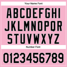 Load image into Gallery viewer, Custom Light Pink Black-Silver 3D Halloween Authentic Baseball Jersey