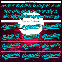 Charger l'image dans la galerie, Custom Black Lakes Blue-Green 3D Halloween Authentic Baseball Jersey