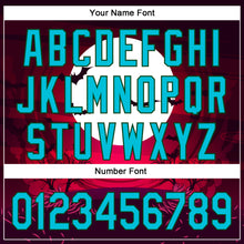 Charger l'image dans la galerie, Custom Black Lakes Blue-Green 3D Halloween Authentic Baseball Jersey