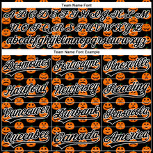 Загрузить изображение в средство просмотра галереи, Custom Black White 3D Halloween Authentic Baseball Jersey