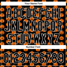 Загрузить изображение в средство просмотра галереи, Custom Black White 3D Halloween Authentic Baseball Jersey