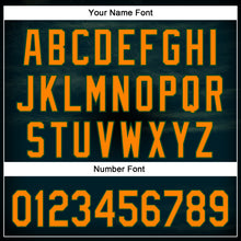 Загрузить изображение в средство просмотра галереи, Custom Black Bay Orange-Green 3D Halloween Authentic Baseball Jersey