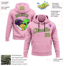 Charger l'image dans la galerie, Custom Stitched Light Pink Neon Green-Purple 3D Halloween Sports Pullover Sweatshirt Hoodie