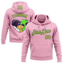 Charger l'image dans la galerie, Custom Stitched Light Pink Neon Green-Purple 3D Halloween Sports Pullover Sweatshirt Hoodie