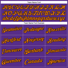 Загрузить изображение в средство просмотра галереи, Custom Stitched Purple Bay Orange-Black 3D Halloween Sports Pullover Sweatshirt Hoodie