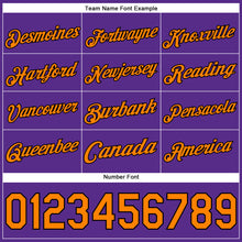 Загрузить изображение в средство просмотра галереи, Custom Stitched Purple Bay Orange-Black 3D Halloween Sports Pullover Sweatshirt Hoodie