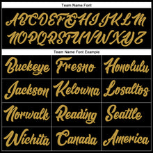 Загрузить изображение в средство просмотра галереи, Custom Stitched Black Old Gold-Royal Line Sports Pullover Sweatshirt Hoodie