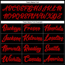 Загрузить изображение в средство просмотра галереи, Custom Stitched Black Red-Royal Line Sports Pullover Sweatshirt Hoodie