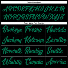 Загрузить изображение в средство просмотра галереи, Custom Stitched Black Kelly Green-Pink Line Sports Pullover Sweatshirt Hoodie