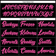 Загрузить изображение в средство просмотра галереи, Custom Stitched Black Pink-Kelly Green Line Sports Pullover Sweatshirt Hoodie