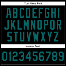 Загрузить изображение в средство просмотра галереи, Custom Stitched Black Teal-Crimson Line Sports Pullover Sweatshirt Hoodie