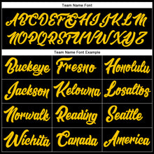 Загрузить изображение в средство просмотра галереи, Custom Stitched Black Yellow-Teal Line Sports Pullover Sweatshirt Hoodie