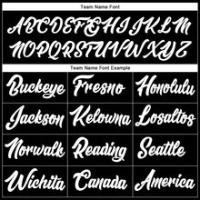 Charger l'image dans la galerie, Custom Stitched Black White-Thunder Blue Line Sports Pullover Sweatshirt Hoodie