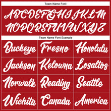 Charger l'image dans la galerie, Custom Stitched Red White-Old Gold Line Sports Pullover Sweatshirt Hoodie