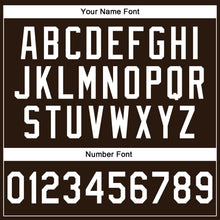 Загрузить изображение в средство просмотра галереи, Custom Stitched Brown White-Old Gold Line Sports Pullover Sweatshirt Hoodie