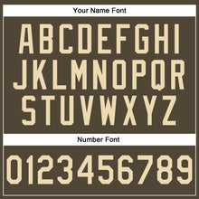 Laden Sie das Bild in den Galerie-Viewer, Custom Stitched Olive Cream-Old Gold Line Sports Pullover Sweatshirt Salute To Service Hoodie