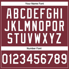 Загрузить изображение в средство просмотра галереи, Custom Stitched Burgundy White-Gray Line Sports Pullover Sweatshirt Hoodie