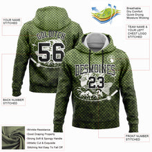 Загрузить изображение в средство просмотра галереи, Custom Stitched Neon Green Black-White 3D Smallmouth Bass Fish Fishing Sports Pullover Sweatshirt Hoodie