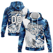 Загрузить изображение в средство просмотра галереи, Custom Stitched Camo White-Black 3D Largemouth Bass Fish Fishing Sports Pullover Sweatshirt Hoodie