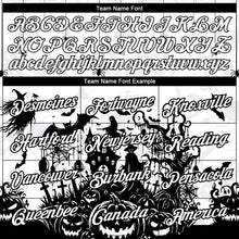 Charger l'image dans la galerie, Custom White Black 3D Halloween Performance T-Shirt