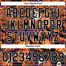 Laden Sie das Bild in den Galerie-Viewer, Custom Texas Orange Black-White 3D Halloween Performance T-Shirt