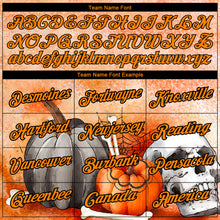 Charger l'image dans la galerie, Custom Bay Orange Black 3D Halloween Performance T-Shirt
