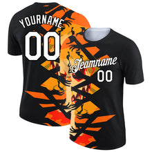 Charger l'image dans la galerie, Custom Gold White-Black 3D Halloween Performance T-Shirt