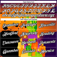 Charger l'image dans la galerie, Custom Bay Orange White-Black 3D Halloween Performance T-Shirt