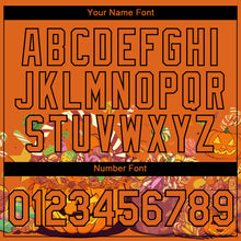 Charger l'image dans la galerie, Custom Texas Orange Black 3D Halloween Performance T-Shirt