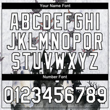 Laden Sie das Bild in den Galerie-Viewer, Custom White Black 3D Halloween Performance T-Shirt