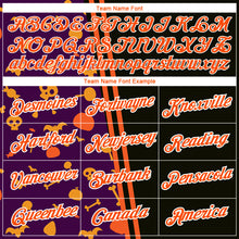 Laden Sie das Bild in den Galerie-Viewer, Custom Black Orange-Purple 3D Halloween Performance T-Shirt